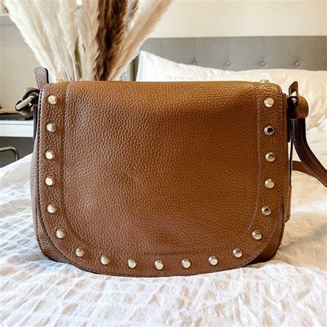 hamilton crossbody bag michael kors|Michael Kors Hamilton studded bag.